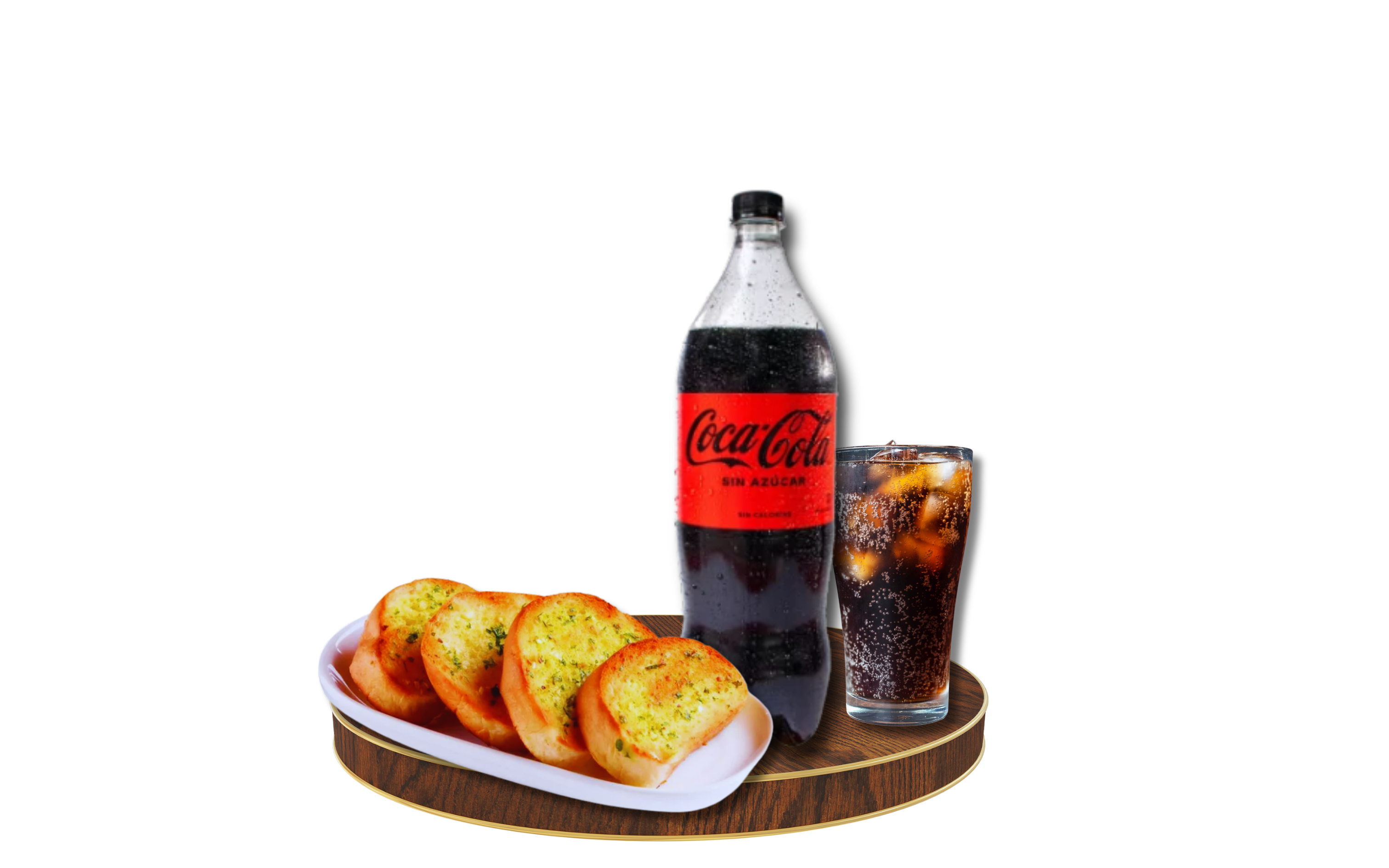 Combo Pan al Ajo + Coca Cola
